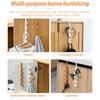 2Pcs Door Hanger Clothes Hanging Rack Over The Door Plastic Home Storage Organization Hooks Purse Holder for Bags Rails