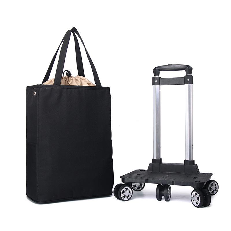 Lightweight Folding Insulated Shopping Cart for Groceries and Home