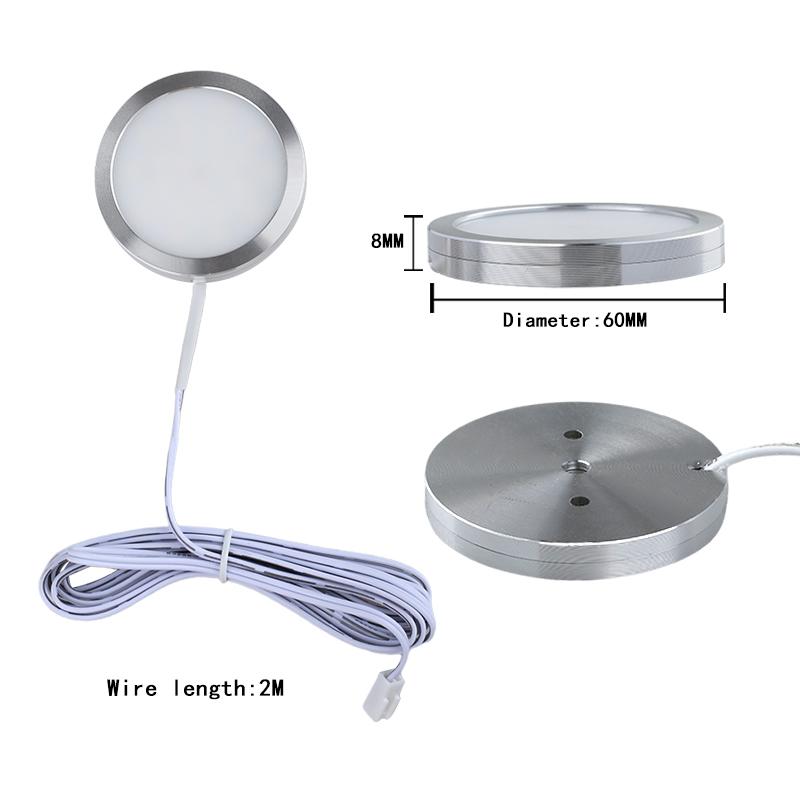 12v LED Schrankleuchte Dimmbare Glühbirnen Aufbau Slim Deckenlampen Unterleuchten 3 Watt 2835smd Kalt Warm Neutralweiß Spot