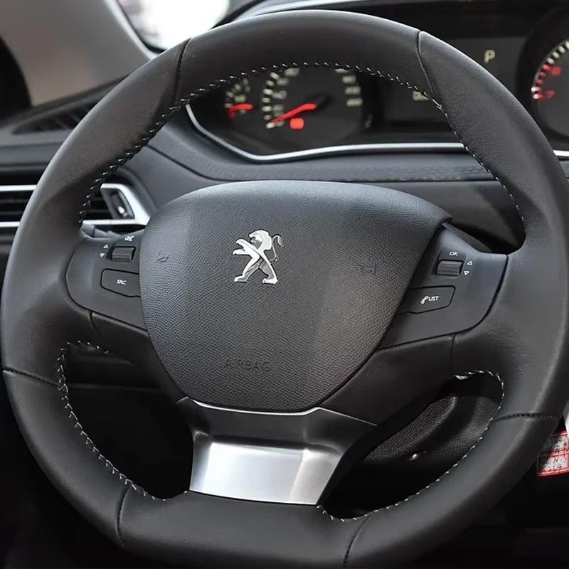 Car Front Rear Logo Emblem Sticker for Peugeot 406 405 205 3008 206 5008 308 208 408 508 407 107 307 Tail Trunk Metal Badge