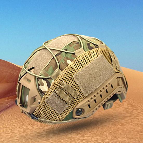 Husă Cască Camuflaj Bandaj Plasă Ușoară Respirabilă Husă Cască Bicicletă pentru Călărie