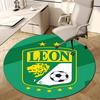Personalized Leon logo Round Chair Office Rug - Perfect for Mat, Office Chair & More - Ideal Gift for Birthdays and Holidays