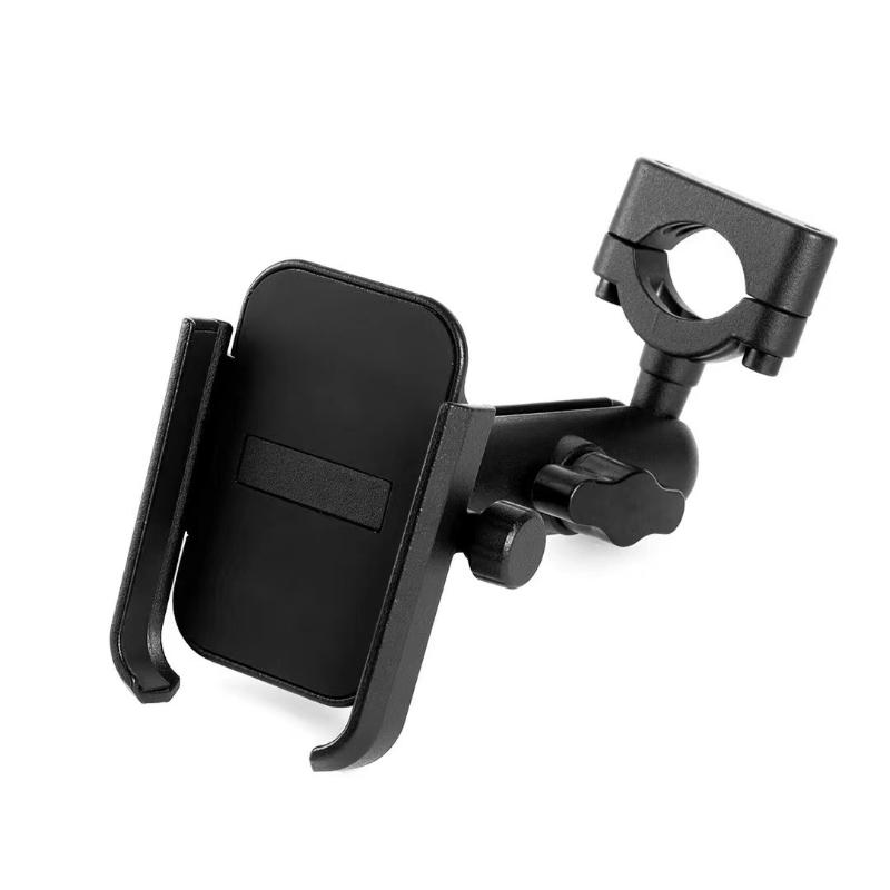 Motorcycle Phone Holder Mount Aluminum Alloy Moto Bicycle Rearview Mirror Bracket Bike Rearview Mirror Stand Mount