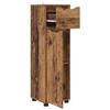 Bathroom Cabinet Reclaimed Wood Look 30.5 x 30 x 101 cm Engineered Wood