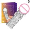 Reusable G Point Clitoris Stimulation Finger Sleeves Penis Rings Delay Sex Toys For Women Couples Games