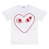Cross-border American Trendy Brand Bestseller Heart-shaped Unisex 3D Printed Crew Neck Simple Casual Loose Short-sleeve T-shirt