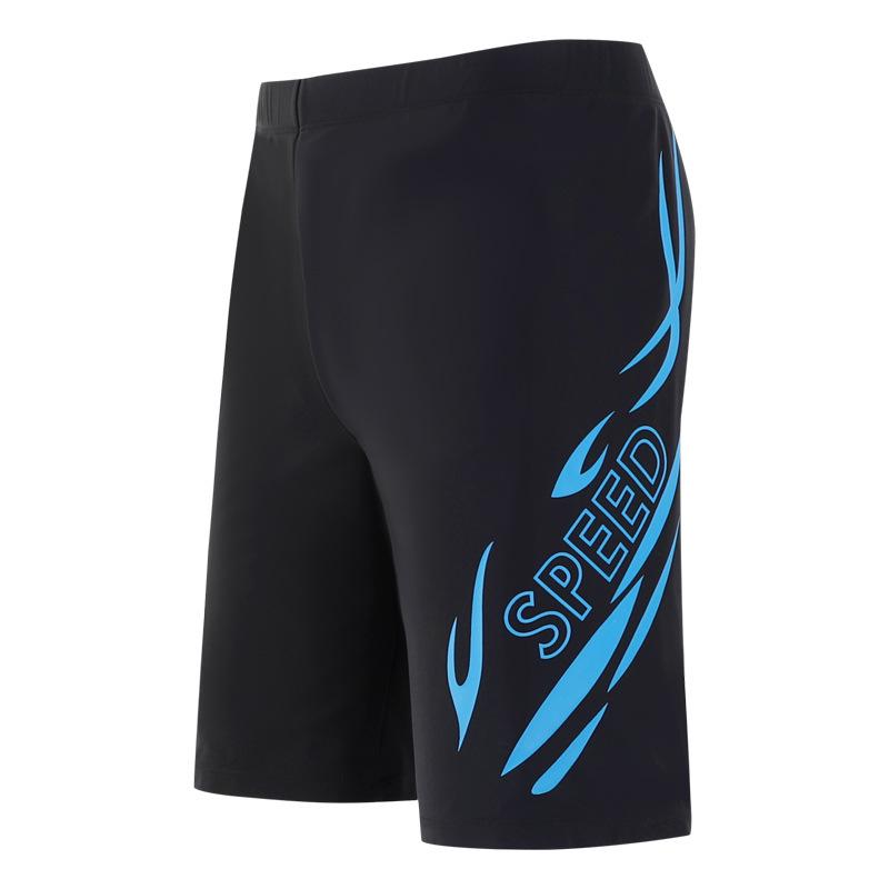 

2024 Men s Five-Point Heat Transfer Print Competitive Swim Trunks 4XL