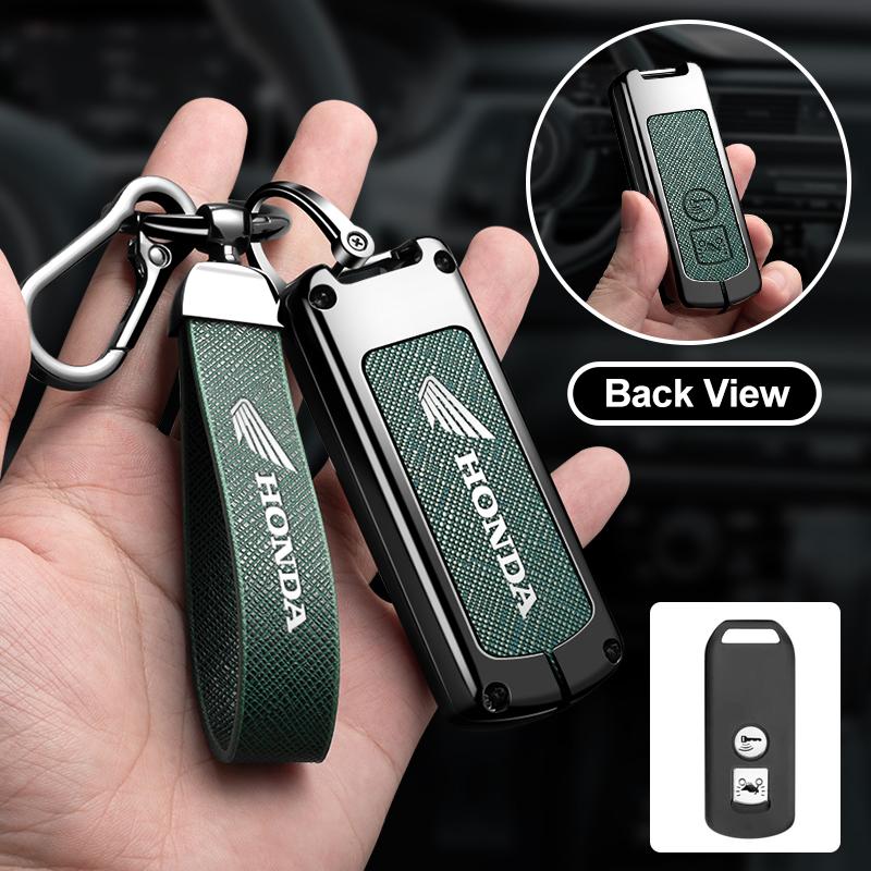 Zinc Alloy Leather For Honda Sh125 Forza 350 250 750 ADV 150 XADV SH150i SH300 150 PCX XAV Car Remote Key Protection Cover Shell