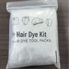 4-Piece Disposable Hair Dye Kit: Gloves, Ear Covers, Shawl, Shower Cap