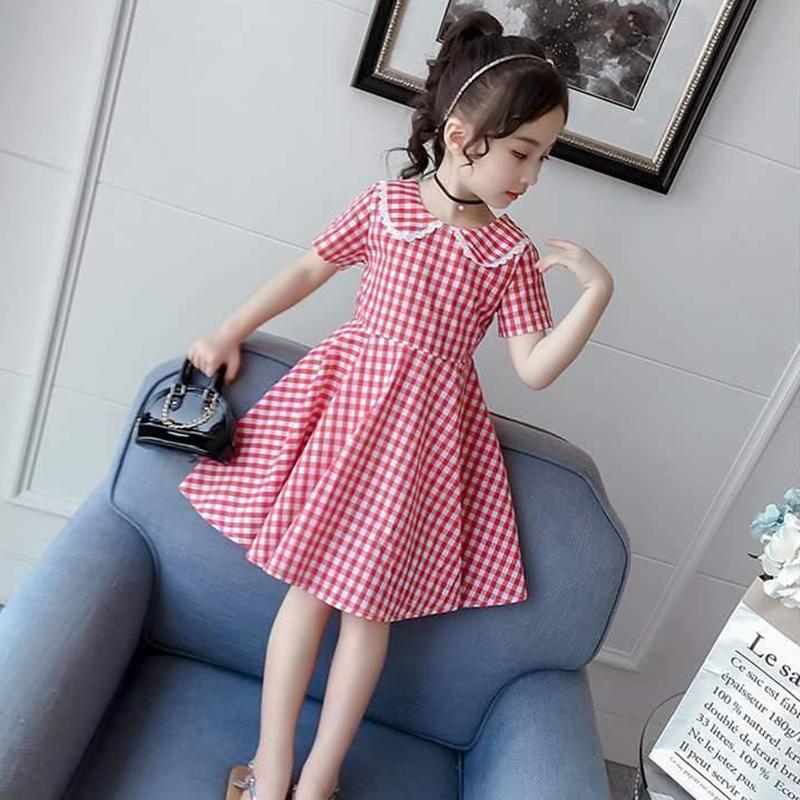 Big Girl Bowtie Dress Summer Girl Stripe Dresses Girls Costume for Kids Clothing Princess Dress