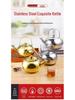 Large Capacity Stainless Steel Teapot - Ideal for Hotels, Restaurants, or Outdoor Use
