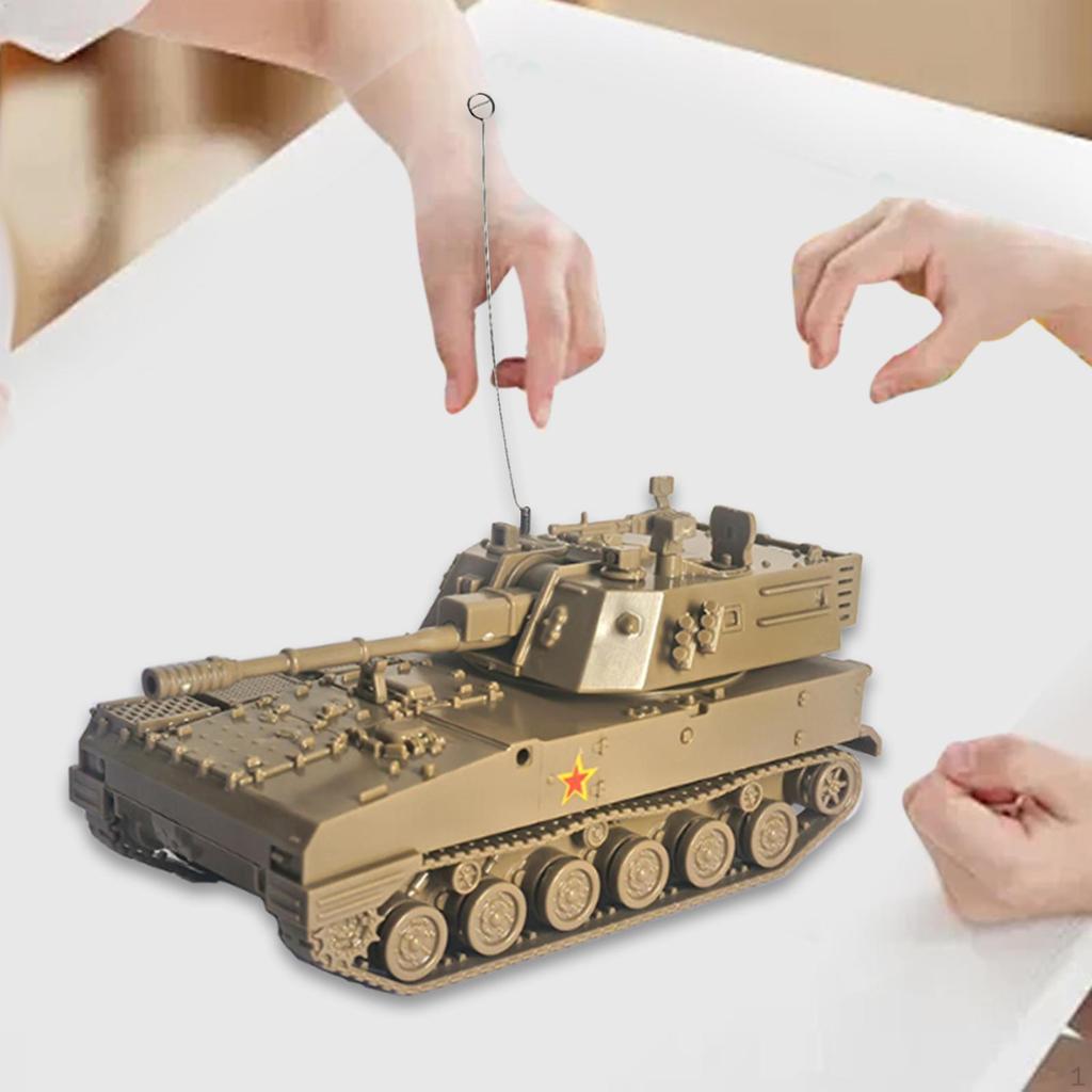 1/72 Panzermodell DIY Zusammenbauen 4D für Kinder Erwachsene Simulation Bauspielzeug Sammlerstücke