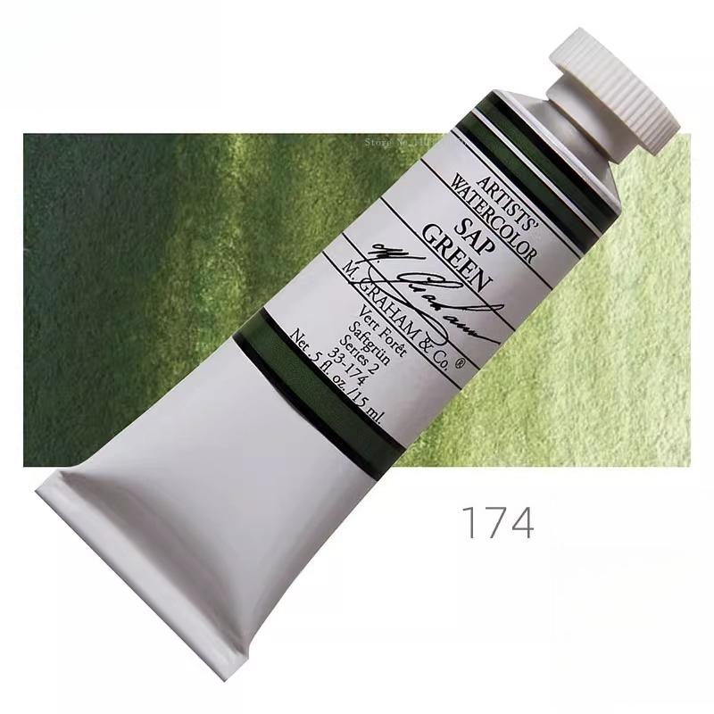15ml / Tube American Watercolor Pigments Artist's Painting Art Supplies Hand-drawn Illustrations Creative Travel Water Color