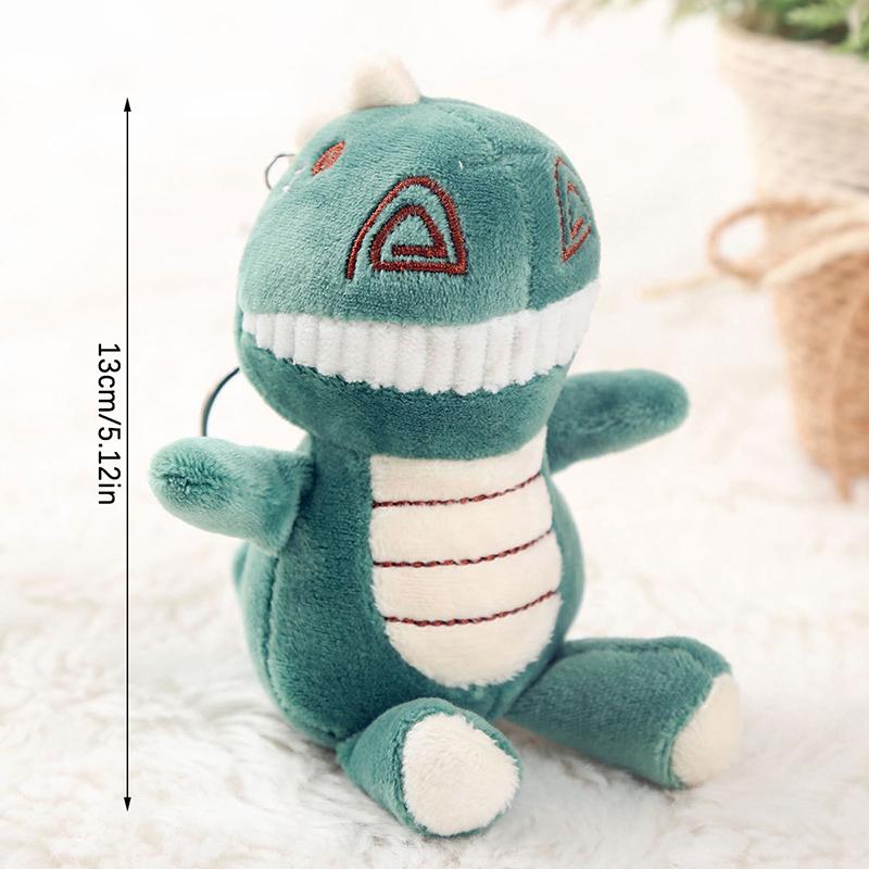 1Pcs Cute Plush Dinosaur Doll Toy Pendant Cute Plush Keychain Bag Pendant Christmas Gift