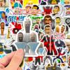 50 Spoof Toilet Man Stickers Personality Games Creative Toilet Man And Monitor Man Graffiti