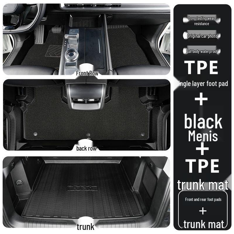 Full Coverage TPE Floor Mats for 2024 Beijing BJ30 - Car Modification & Decorative Accessories