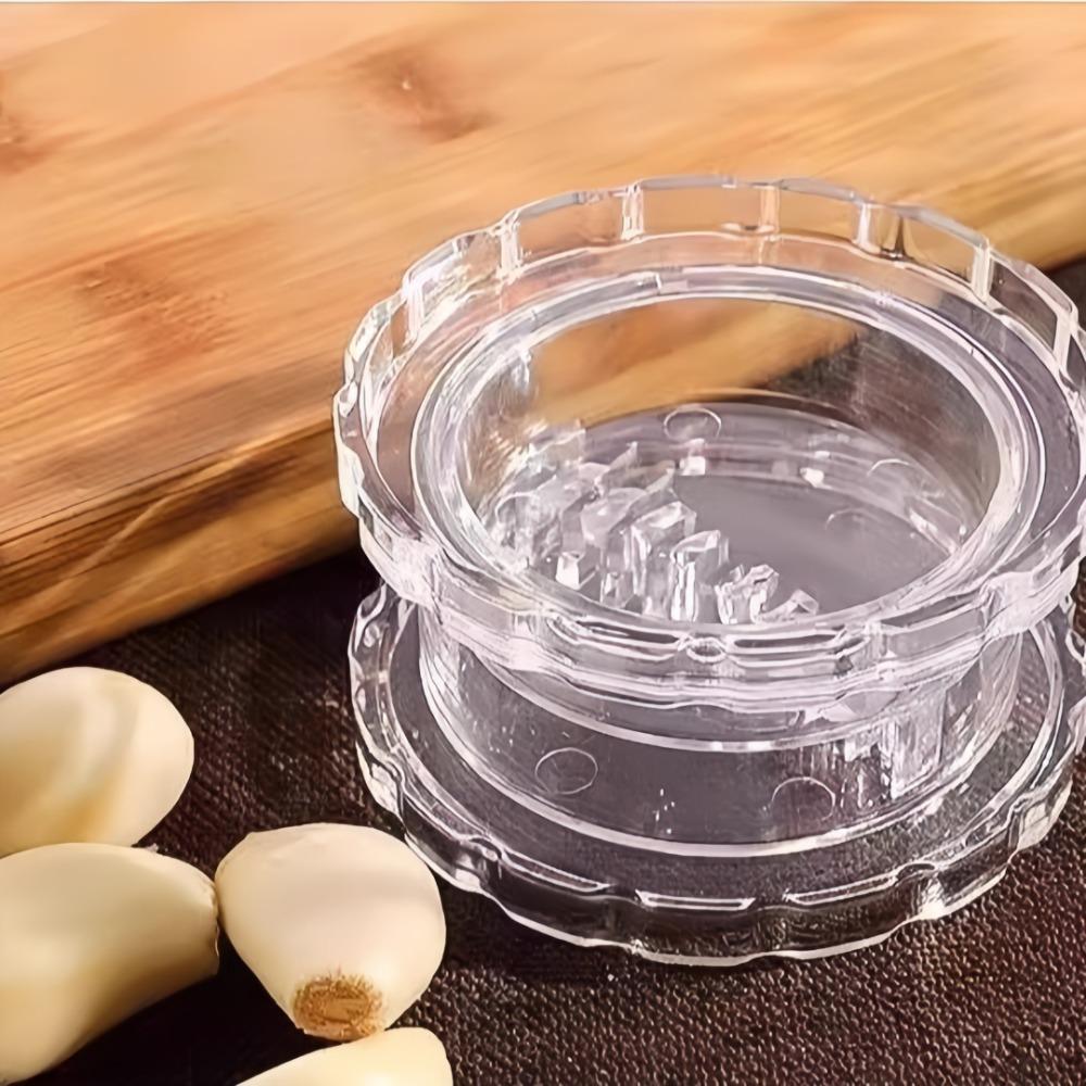 2pc Multi Functional Household Garlic Twisting Box Tool Plastic Garlic Grinder for Ginger Chili Grinding Kitchen Gadgets 3