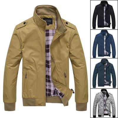 2022 Men's Casual Plus Size Spring Jacket for Mature Adults – European Fit