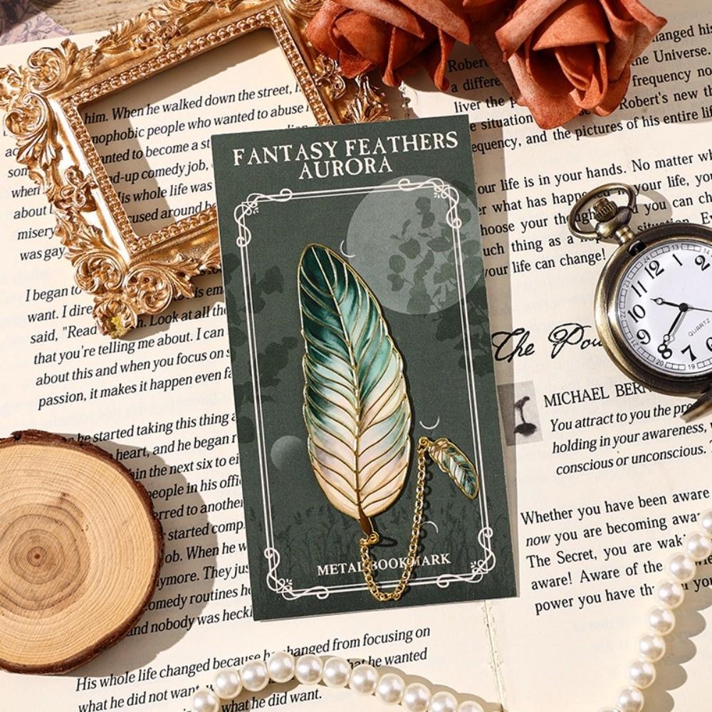 Feather Vintage Feather Bookmark Vintage Book Page Marker Feather Metal Bookmark Friends