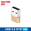 USB 3.0 To USBC Micro Adapter High-Speed USB TypeC Female To USB Type A Male Fast Charging Data OTG Adapter for Phone Converter 3