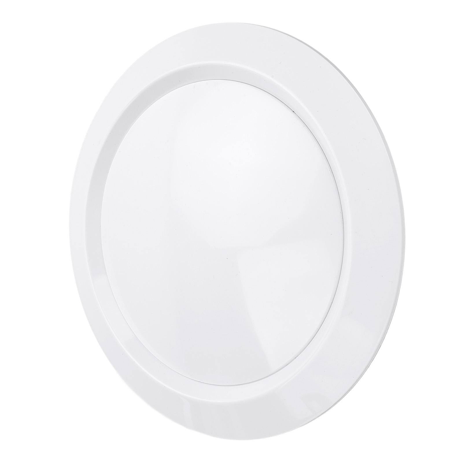 

8-дюймовая круглая вентиляционная решетка, белый пластик, регулируемый воздушный поток, настенный/потолочный монтаж, 200 мм вентиляционное отверстие для