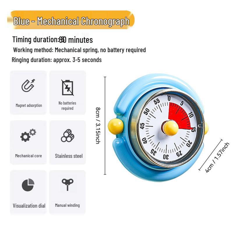 Magnetic Kitchen Timer for Cooking & Time Management