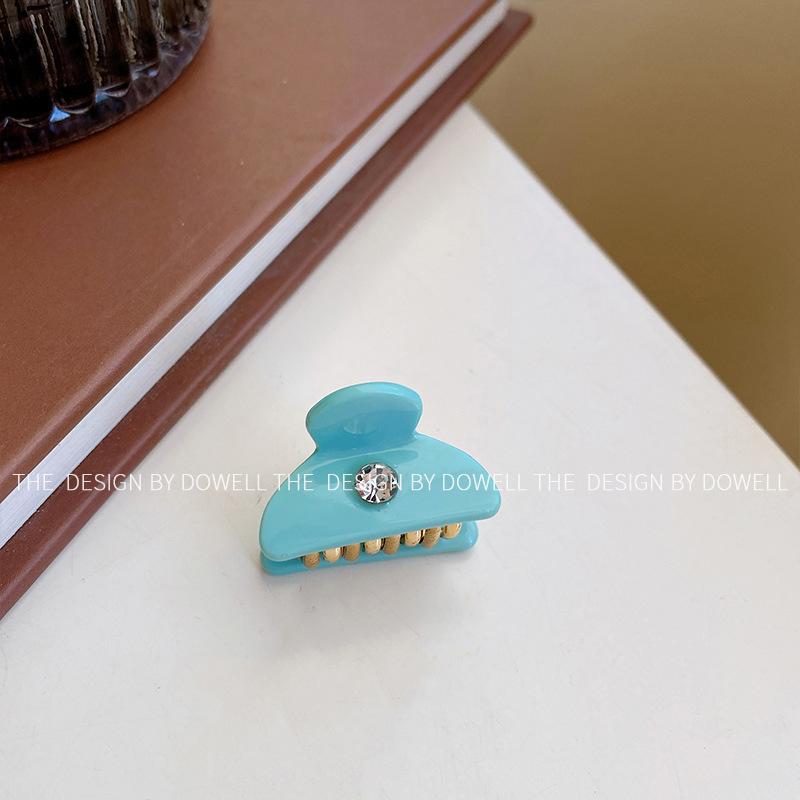 Attractive Rhinestonestudded Acetate Hair Claw Clip For Womens Look Casual