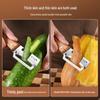 Stainless Steel Sugar Cane Peeler: Commercial-Grade Tool for Peeling Pumpkins and Lettuce