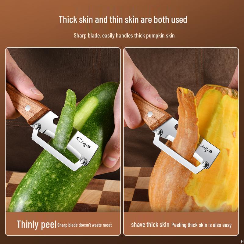 Stainless Steel Sugar Cane Peeler: Commercial-Grade Tool for Peeling Pumpkins and Lettuce