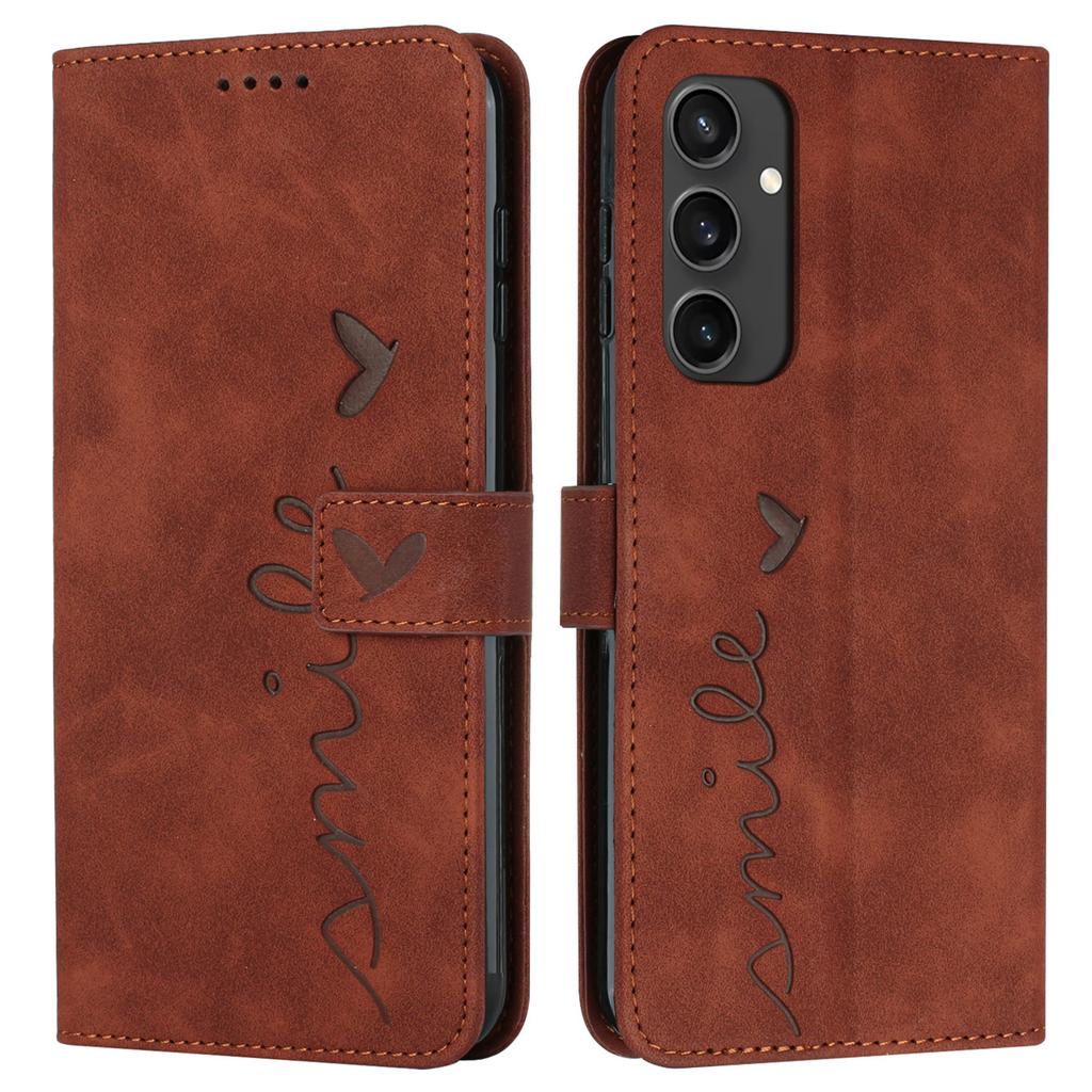 For Samsung Galaxy S24 FE Case Folding Stand PU Leather Phone Cover with Card Slots