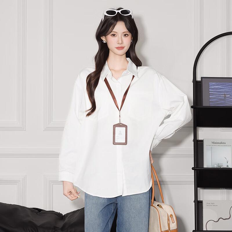 Women's Cotton Loose Lapel Shirt Cardigan