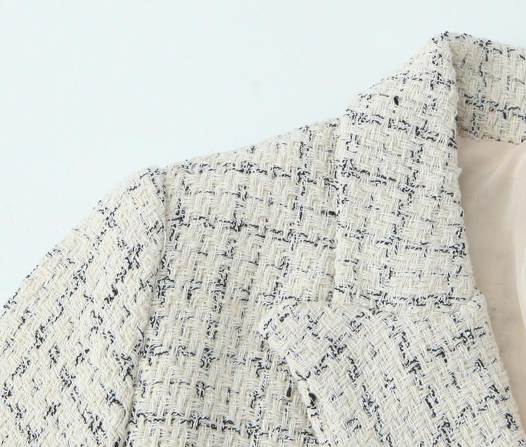 Autumn Fashion Double-Breasted Women's Suit Jacket