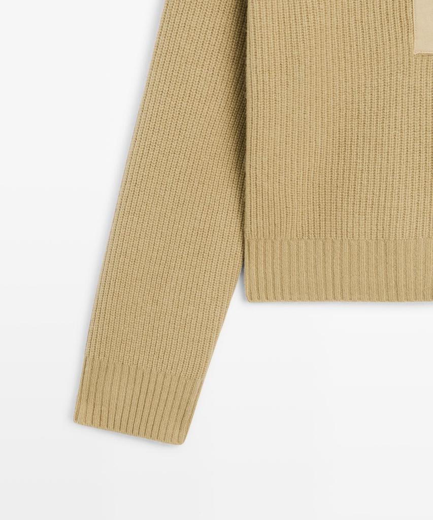 Masimodutti Wool Blend Knit Sweater
