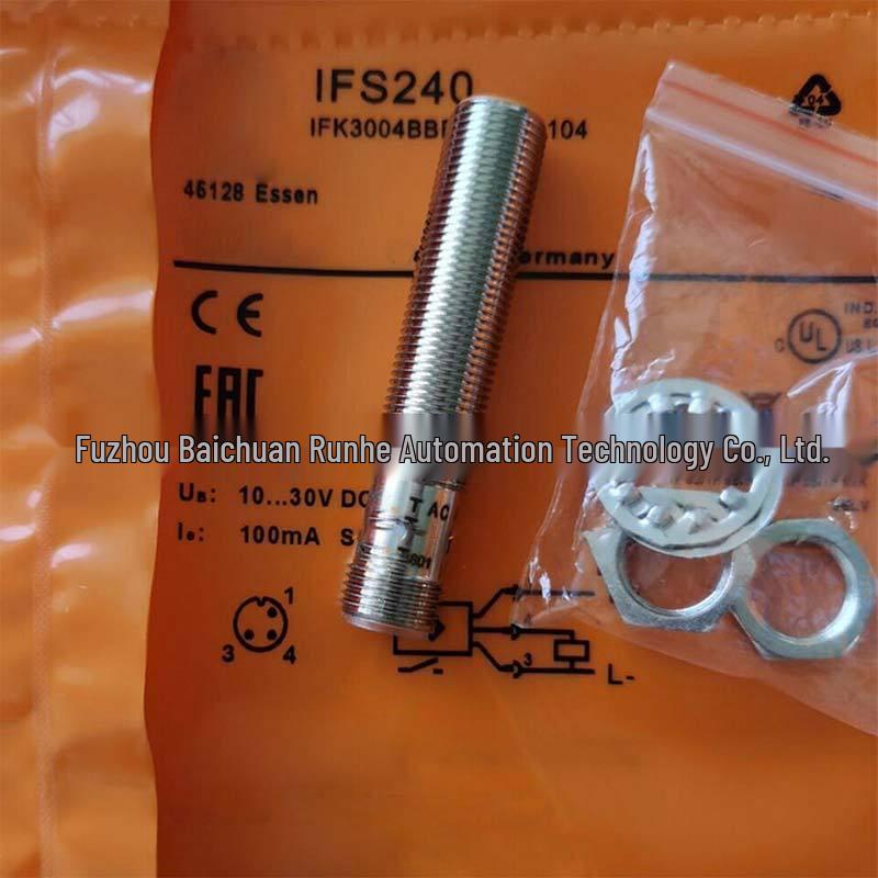 IFS240/IFS252 ifm Inductive Proximity Sensor - High Protection, Brand New 240