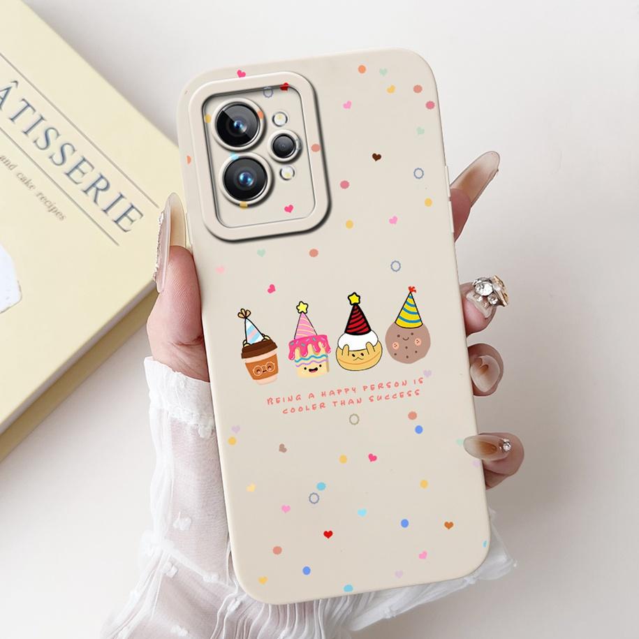 For Realme GT Neo 2 Case RMX3370 Silicone Cover Creative Panda Rabbit Shockproof Bumper For Realme GT2 Pro GT 2 RealmeGT2 Fundas