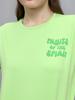MONTE CARLO Women Regular Fit Fluorescent Green Top