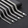 KALEN 5/6/8mm Cuban Curb Polished Chain Necklace Men Women Stainless Steel Shiny Jewelry 5/6/8MM Wide Link Chain Accessories