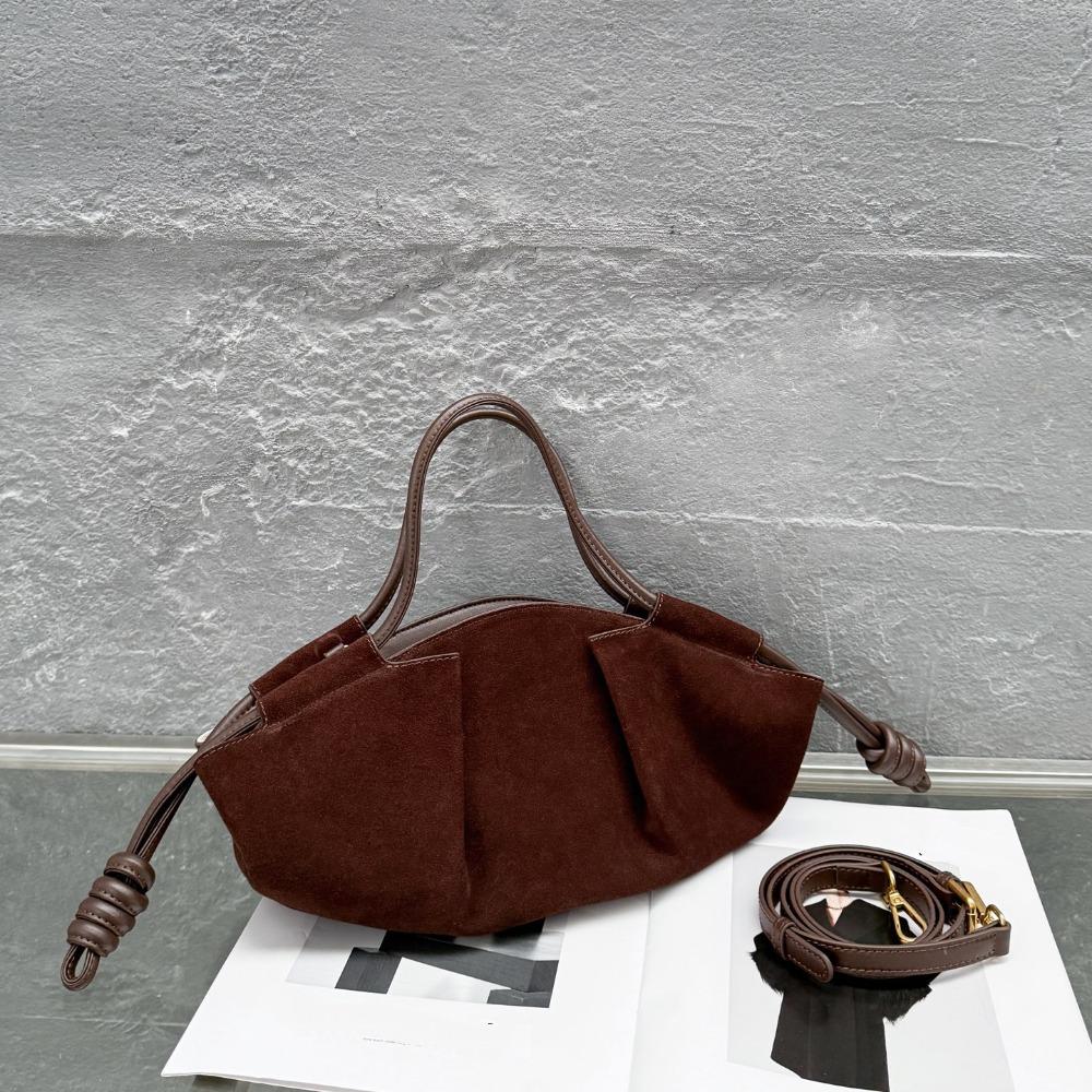Hot Women's Bag Cowhide Light Leather Retro Single Shoulder Small Square Bag Women's High-Grade Texture  Single Shoulder Bag Hundred Styles Universal