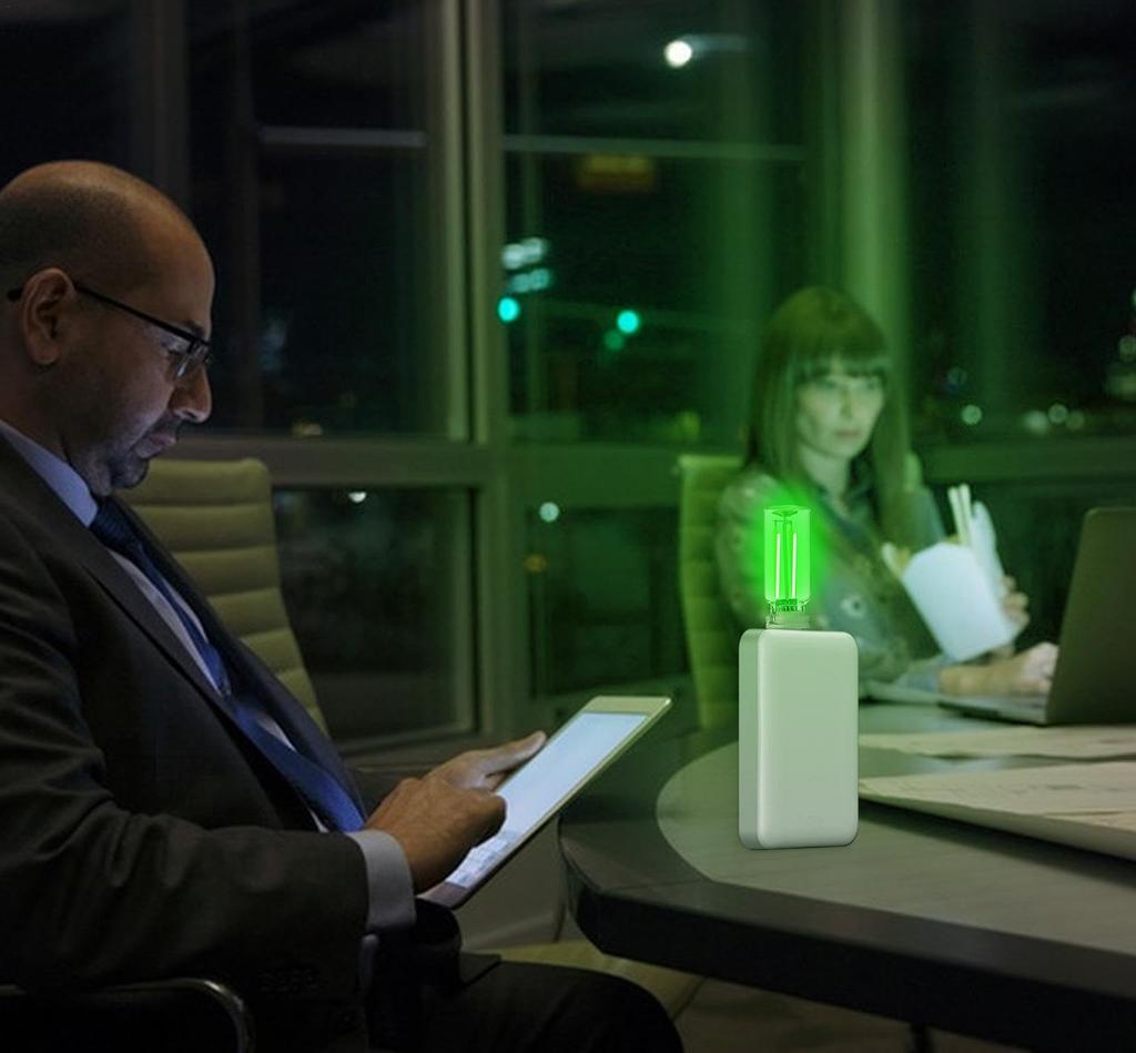 Retro Autolampe - USB LED-Licht für Autoinnenraum | Retro USB Nacht