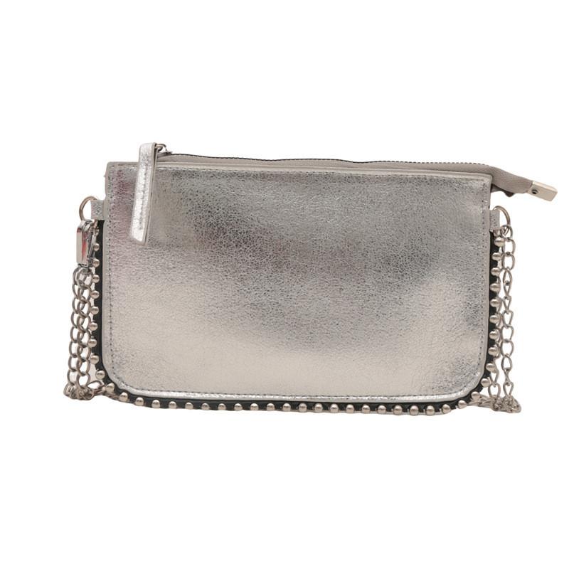 Small Pu Envelope Bag For Women With Chain Strap And Zip Closure For Daily Use