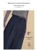 Tian Silk Wool High-Waist Wide-Leg Pants for Women - 2025 Spring/Autumn