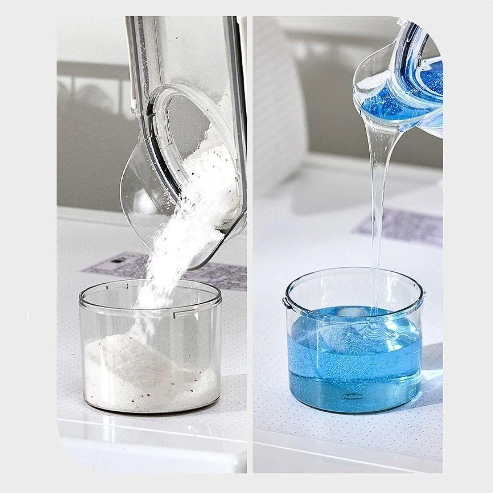 Transparent Liquid Laundry Container Sealed Storage Box Practical Laundry Detergent Can  Kitchen