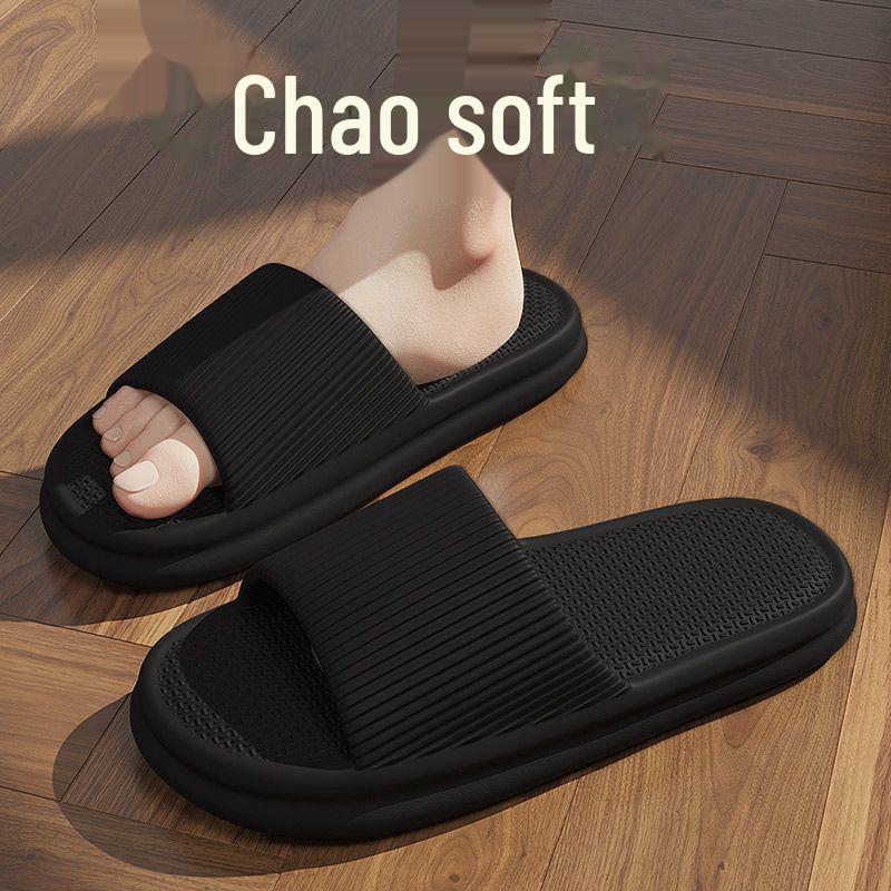 New Men's Comfortable Indoor/outdoor Non-slip Sandals for the Bathroom; Wear-resistant and Silent.