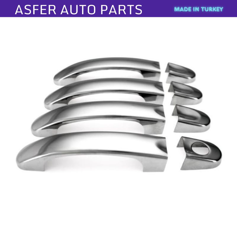 4 Piece Stainless Steel Chrome Door Handle For Caddy 2003-2015