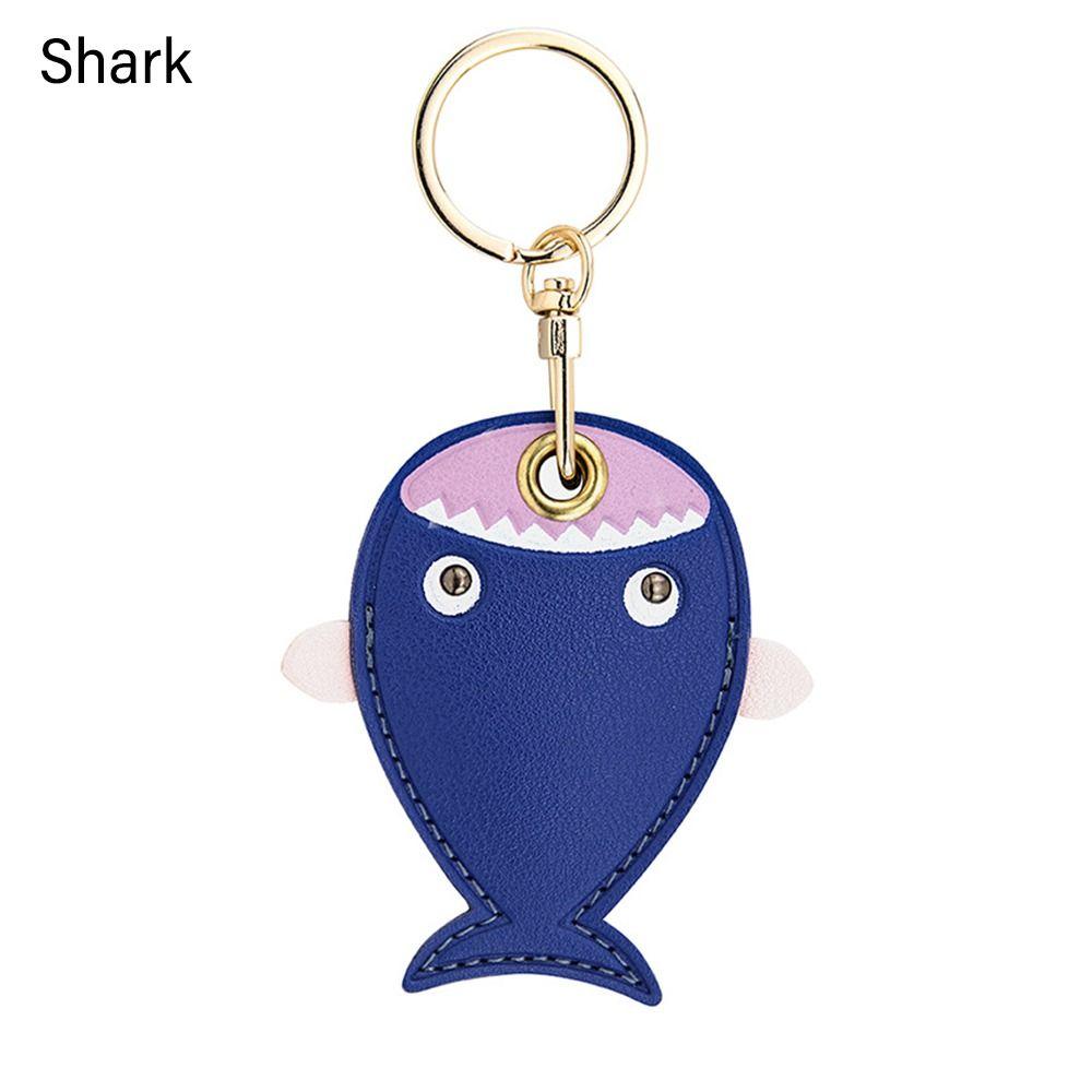 

Мультяшные держатели для бейджей и карт Airtag с брелоком, чехол-протектор для карты контроля доступа Shark