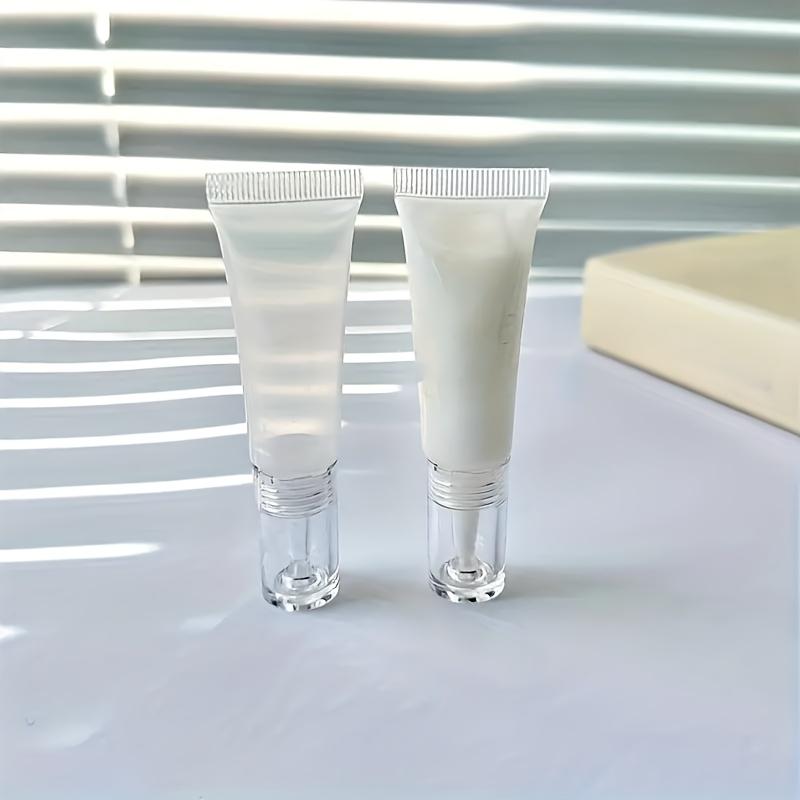 10ml Cosmetic Soft Tube Sunscreen Cream Lotion Liquid Foundation Refillable Bottles Hyaluronic Acid Dropper Empty Bottle