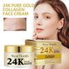 24K Gold Collagen Cream for Face,Reduces Age Spots,Fine Lines Wrinkles Lifting Firming Improve Skin Elasticity Anti-aging Cream