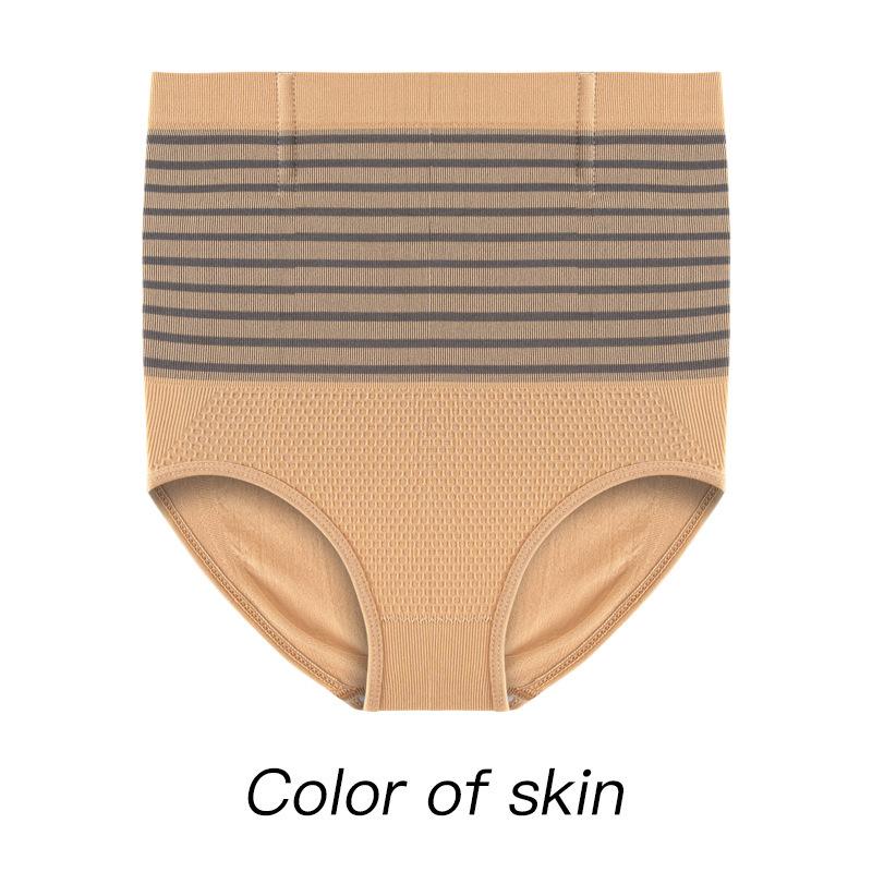 

Мягкие, приятные для кожи утягивающие трусы с треугольными чашечками для женщин, утягивающие бедра, с высокой талией, компрессионное белье для живота для женщин, трусики L абрикосовый