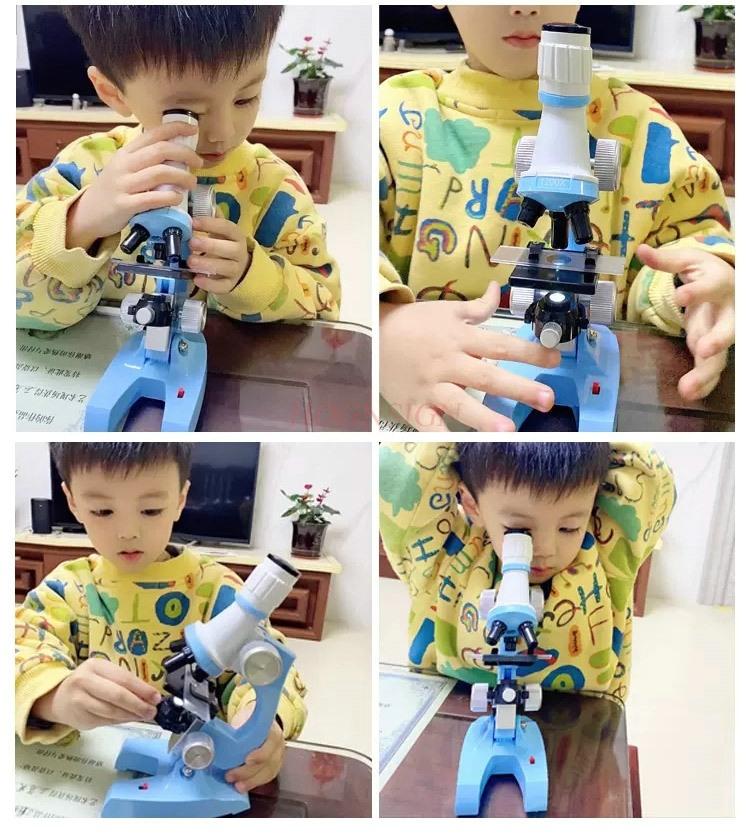 Children'S Science Experimental Microscope Home Portable