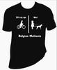 BELGIAN MALINOIS Girl Unisex T-Shirt 100% Cotton Premium Tee S,M,L,XL, XXL